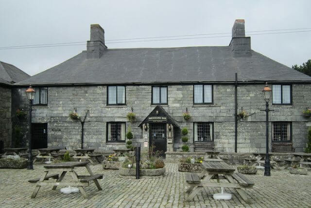 Most Haunted Places in Cornwall Jamaica Inn in Bodmin Moor, Cornwall.