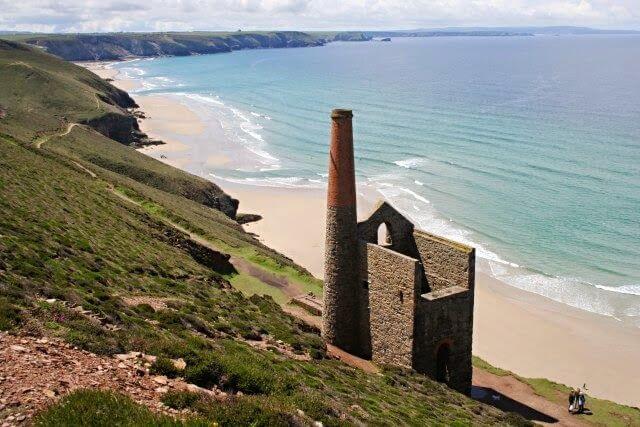 Most Haunted Places in Cornwall Wheal Coates Mine, St Agnes, Cornwall.