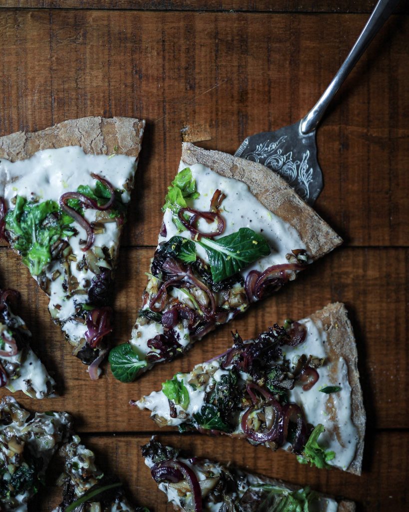 three slices of pizza from a Italian Restaurant in St Ives