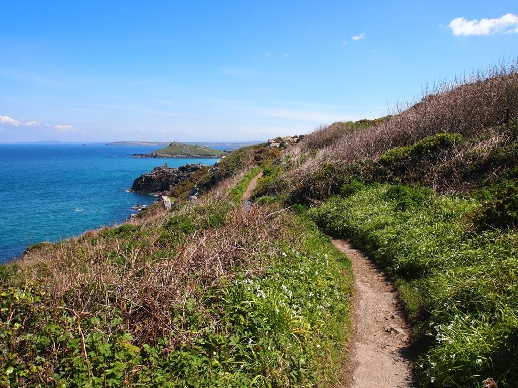 The rugged Zennor to St Ives Walk on a clear day