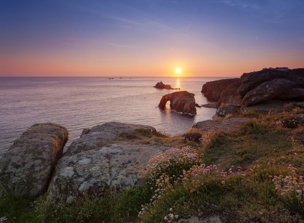 Sunset Spots in Cornwall, Lands End