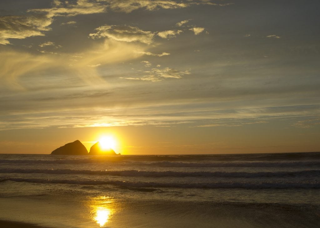 Sunset Spots in Cornwall, Holywell Bay