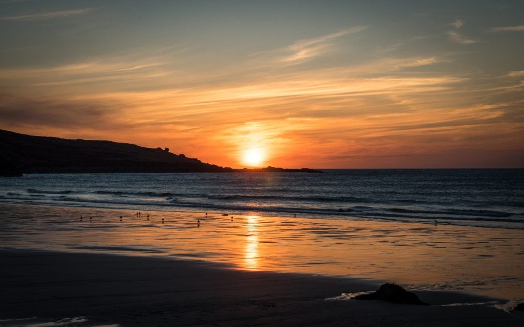 Sunset Spots in Cornwall, Porthmeor Beach