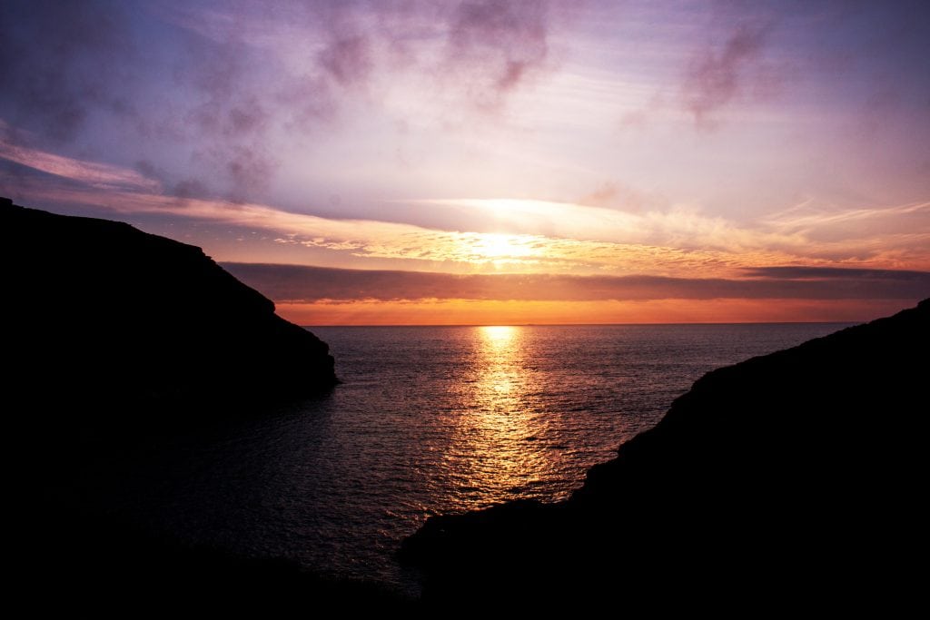 Sunset Spots in Cornwall, Tintagel