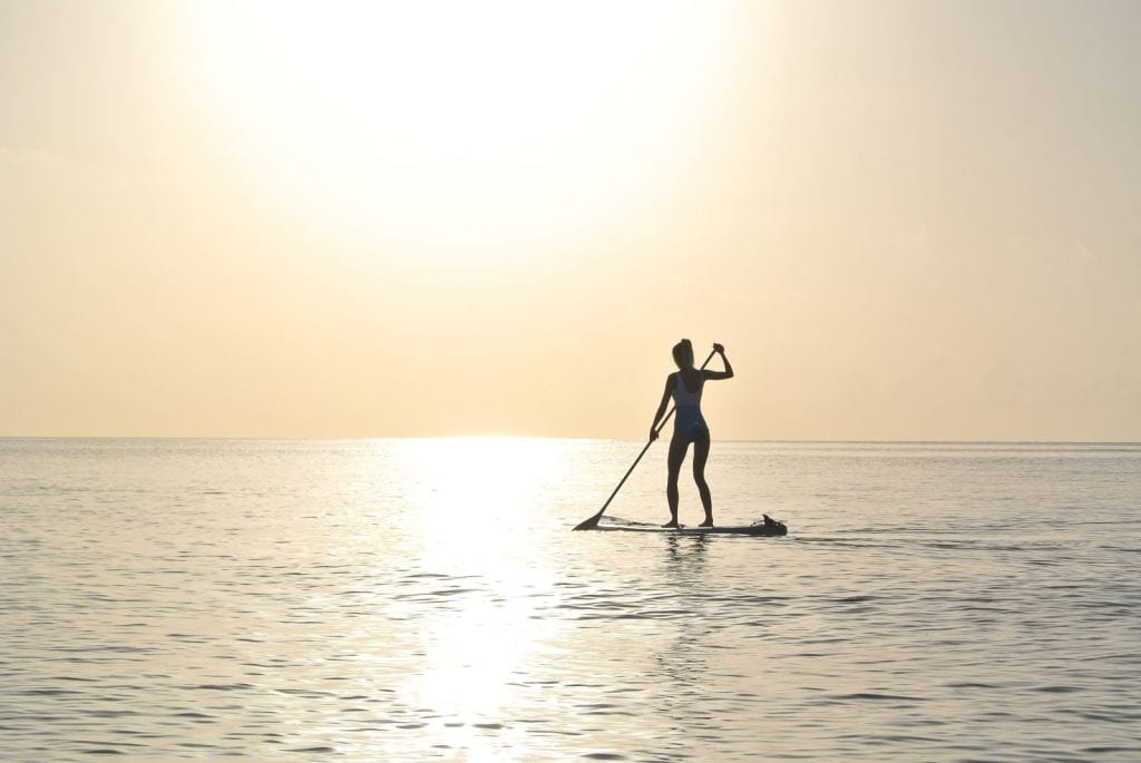 stand up paddleboarding