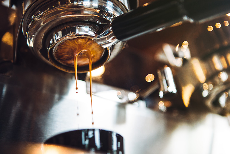 Dripping Coffee Machine