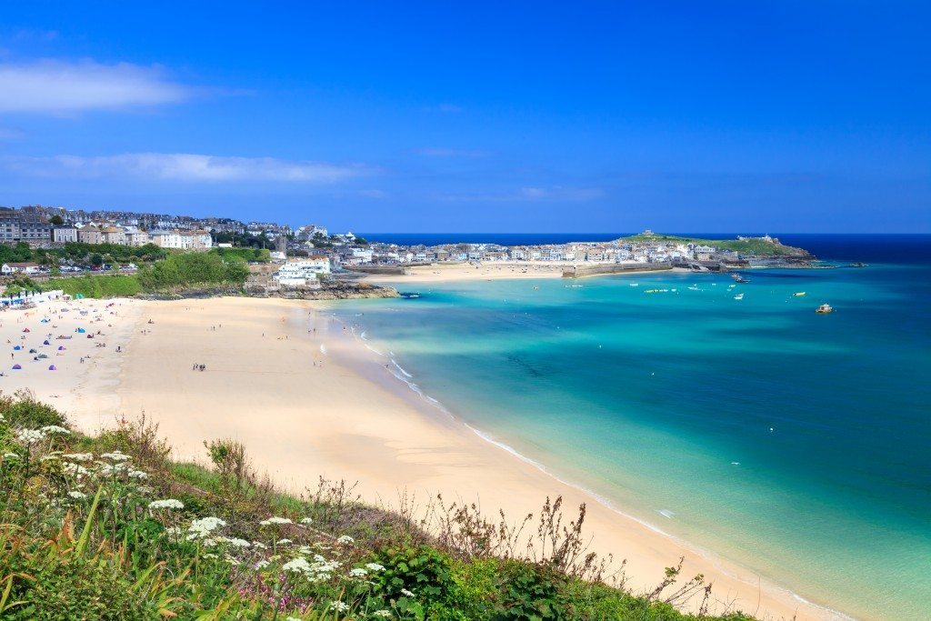 Porthminster Beach and Harbour from Porthminster Point