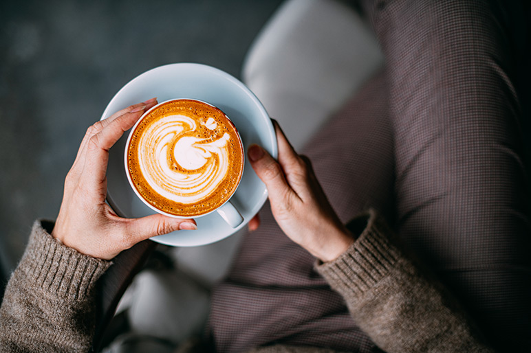 Swirly Coffee Art