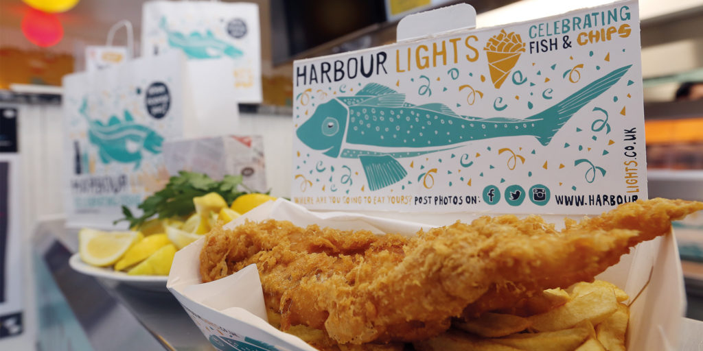 Best Fish and Chips in Cornwall Harbour Lights, Falmouth