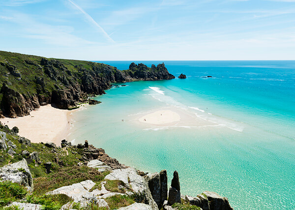 Porthcurno Beach