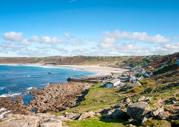 Sennen Cove. Beaches in Cornwall