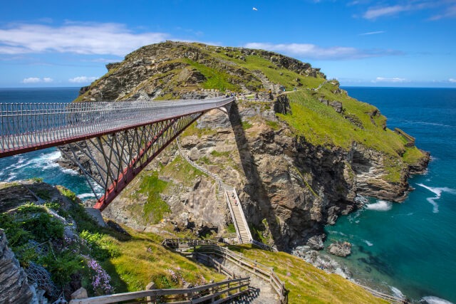 Tintagel Castle walkway