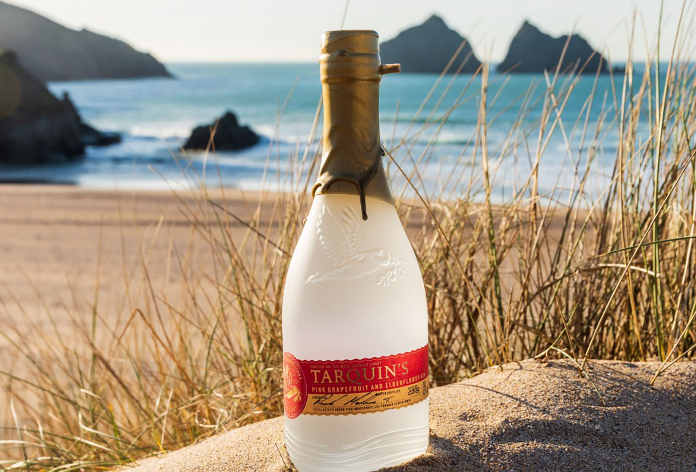 Tarquin's Gin and beach